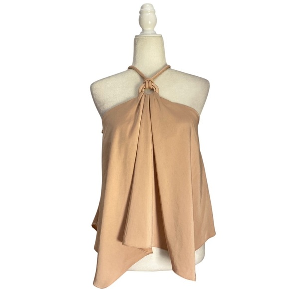 A.L.C. Calypso Halter Tank In Bella Elegant Cream Blush Cami Halter Top NWOT - Picture 7 of 12